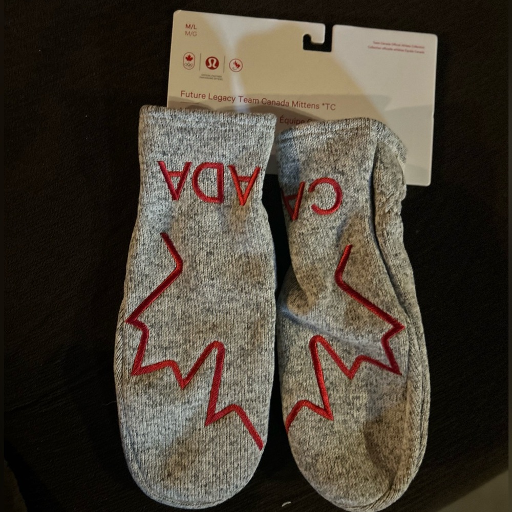 Lululemon team Canada mittens